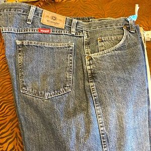 Wrangler jeans, Prewashed, 42 waist 30 length.